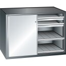 Schubladenschrank m. Schiebetüren, BxTxH...