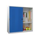 Ballschrank m. Lochblech Schiebetüren, BxTxH...