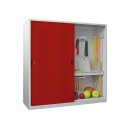 Ballschrank m. Lochblech Schiebetüren, BxTxH...