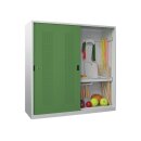 Ballschrank m. Lochblech Schiebetüren, BxTxH...