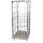 Rollbox, 4-seitig (1 Tür), Nutzhöhe 1650 mm, LxBxH 810x720x1850 mm, Bodenplatte aus HDPE, RAL 7032 kieselgrau
