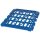 Kunststoff-Etagenboden, RAL 5010 enzianblau, Traglast 150 kg, passend zu 4-seitiger Rollbox