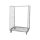 Stahl-Rollbox, 2-seitig, Nutzhöhe 1605 mm, LxBxH 1200x800x1800 mm, verzinkt