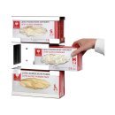 Edelstahl Halterung, 3-fach für Handschuhboxen, offen, 250x80x390 mm, inkl. Montagematerial