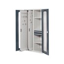Schwerlastschrank, Sichtfenstertüren, 2...