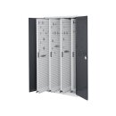 Schwerlastschrank, Vollblechtüren, 4...