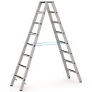 Stufen-Stehleiter, beidseitig begehbar, Leiterlänge...
