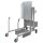 Mülltonnen-Kippstation, elektrohydraulisch, 12 V, ohne Ladegerät, LxBxH 1570x880x1720 mm, RAL 7005 mausgrau