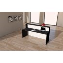 Design-Theke, BxTxH 2000x800x1100 mm, gerade, weiß...