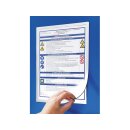Einstecktasche, DIN A4, magnethaftend, grauer Rand, VE 10...