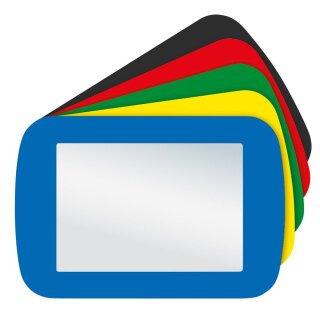 Kennzeichnungsrahmen, Boden, Farb-Mix, DIN A4, VE 10 Stück