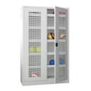 Ballschrank m. Lochblech Flügeltüren, BxTxH...