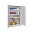 Ballschrank m. Lochblech Flügeltüren, BxTxH...