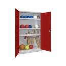 Ballschrank m. Lochblech Flügeltüren, BxTxH...