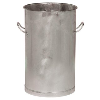 Mülltonne, ohne Deckel, Vol. 60 l, Durchm.xH 400x635 mm, feuerverzinkt