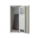 Laptoptresor, Sicherheitsstufe A + S1, LFS30P, BxTxH 200x383x470 mm, Volumen 21 l, RAL 7035 lichtgrau