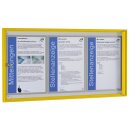 Schaukasten, BxTxH 725x27x380 mm, 3xDIN A4, Aluprofile...