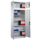 Aufsatzschrank, BxTxH 930x400x500 mm, RAL 7035/7021