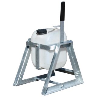Fassausgießer für 5 l Kanister, Gewicht 5 kg, LxBxH 360x270x520 mm, feuerverzinkt