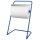 Bodenständer für Putztuchrollen bis 400 mm Breite, Metall, blau, BxTxH 460x440x900 mm