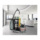Servicewagen, 2xEimer 17 l,  Mopppresse, 4xEimer 4 l,...
