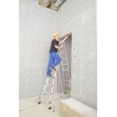 Teleskopleiter, 4x5 Sprossen, Länge als Anlegeleiter...