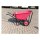 Garten- und Landschaftskarre, Mulde 280 l, Kunststoff 4mm UV-stabil, pink, Luftbereifung