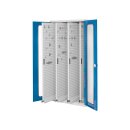 Schwerlastschrank, Sichtfenstertüren, 3...