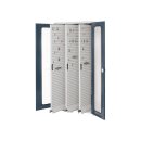 Schwerlastschrank, Sichtfenstertüren, 3...