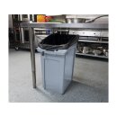 Abfall-Untertischbehälter, BxTxH 560x380x760 mm, Vol. 87 Liter, Farbe grau