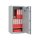 Wertschutzschrank, Sicherheitsstufe Kl. I BxTxH 500x420x1000 mm, Vol. 127 l, RAL 7035 lichtgrau