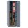 Waffenschrank, Sicherheitsstufe Kl. 1, BxTxH 350x350x1250 mm, 5 Waffenhalter, RAL 7035 lichtgrau