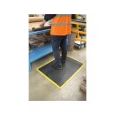 Arbeitsplatzmatte, Schaumstoff, genoppt, schwarz/gelb,...