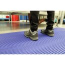 Arbeitsplatzmatte, PVC, gerippt, gruen, LxB 10 m x 1,20 m