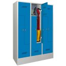 Z-Garderobenschrank, Sockel, Drehriegel, 6 Abteile, BxTxH...