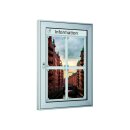Halbzylinder-Schaukasten BxTxH 850x56x810 mm, Querformat...