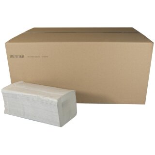 Handtuchpapier Recycling, 2-lagig, Falz V, 210x240 mm, lindgrün, VE 3000 Blatt pro Karton
