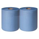 Putztuchrolle, 2-lagig, blau, Tuchgröße...