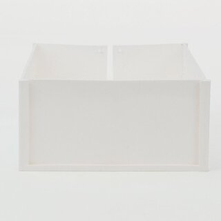 Paletten-ID-Spange, weiß, für den Mittelfuß der Palettenschmalseite, BxTxH 150,57x150,57x73 mm, VE 25 Stück
