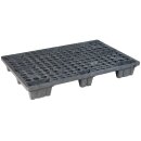 Kunststoffpalette, durchbr., recycled, BxTxH 1200x800x145...