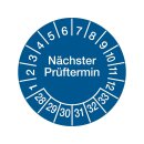 Hinweisschild, nächster Prüftermin 2028,...