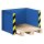 Paletten-Stapel-Station für 5x Europalettenn, BxTxH 1020x945x740 mm, aus 4mm Blech, RAL 5010 enzianblau