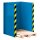 Paletten-Stapel-Station für 10x Europaletten, BxTxH 1020x945x1425  mm, aus 4mm Blech, RAL 5010 enzianblau