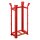 Paletten-Richtgestell für 15x EU Paletten, BxTxH 1340x940x2650 mm, RAL 3000 feuerrot