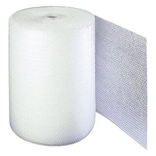 Luftpolsterfolie, Rollenbreite 750 mm, Rollenlänge 150 m, Noppen Durchm.xHöhe 9x3,2 mm, VE 2 Rollen