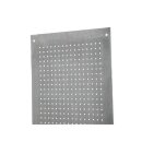 Seitenwand Lochblech H x T 250 x 50 cm incl. Nieten