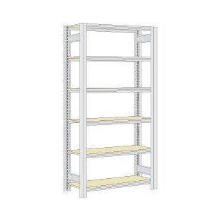 BERT-Archivregal Grundfeld Stecksystem Stahlblech verzinkt HxBxT 2075x875x600 mm