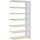 BERT-Archivregal Vollblech-Seitenwand Anbaufeld verzinkt HxBxT 2500x1005x300 mm
