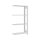 BERT-Standard-Lagerregal Anbaufeld HxBxT 1800x875x300 mm Stecksystem verzinkt