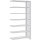 BERT-Büroregal verzinkt Vollblech-Seitenwand - Anbaufeld HxBxT 2325x1005x600 mm